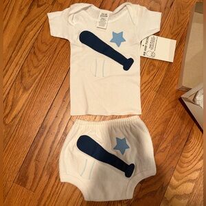 NWT Baby Baseball Outfit Set